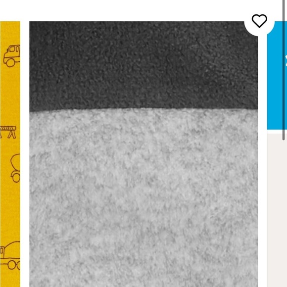 Carter's Baby Boy Dump Truck Hoodie, Printed Bodysuit Jeggings Set Size 0M, NB - Picture 7 of 9